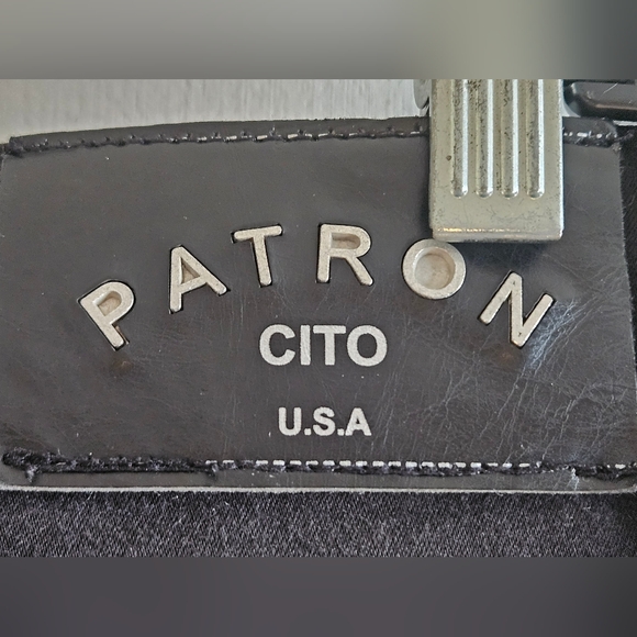 PATRON Cito USA Sleek Black Mens Straight Jeans for Effortless Style Size 32x32 - Picture 4 of 9